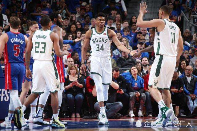  字母哥狂砍五十加十七板，雄鹿大胜活塞豪取五连胜